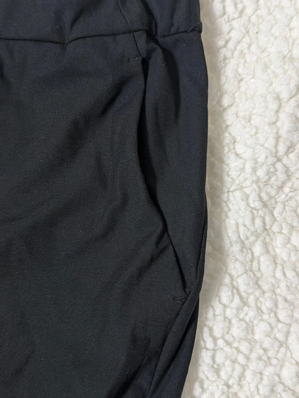lululemon athletica Black Straight-Leg Ponte Pants